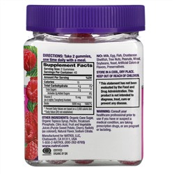 Natrol, Жевательные таблетки, Для волос, кожи и ногтей, Малина, 90 штук
