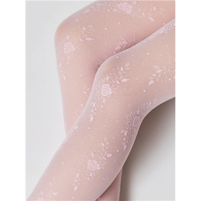 Колготки детские CONTE SOFIA Тонкие эластичные колготки с цветочным рисунком