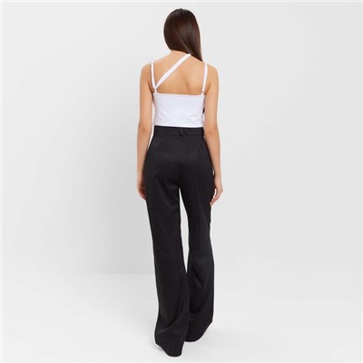 Брюки женские MIST, размер 50 (рост 175 см), чёрные