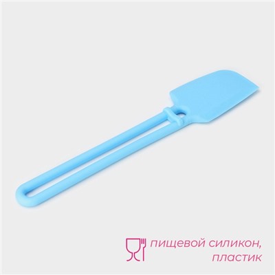 Лопатка Доляна «Дуэт», 27.5×5.5×1 см, голубая
