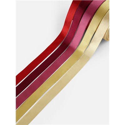 Атласная лента, набор 5 шт. «Осень», 20 мм, 23±1 м