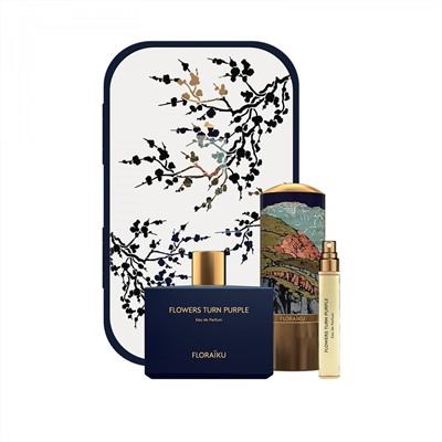 FLORAIKU FLOWERS TURN PURPLE edp 50ml + 10ml