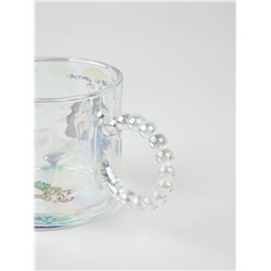 Кружка новогодняя стеклянная «Тепла и уюта», 300 мл, голография