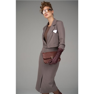 Пиджак Сиара (полоска/мокко)