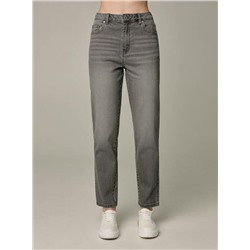 Mom Fit CONTE CON-599 Графитовые джинсы mom с высокой посадкой