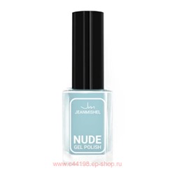 JEANMISHEL Лак Nude collection с эффектом геля тон 392 нежно-голубой 12мл