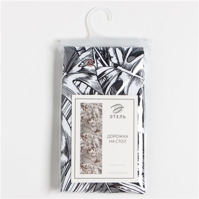 Дорожка Этель Palm leaves 40×149 см, 100% хлопок, саржа 190 г/м²