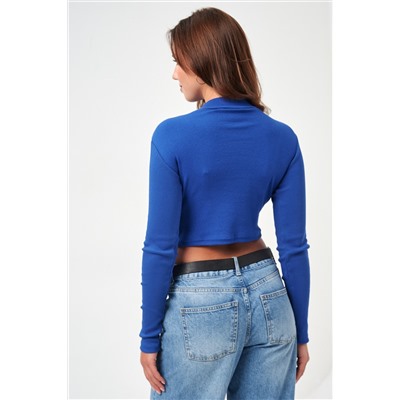 52719 водолазка женская укороченная