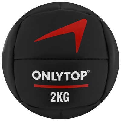 Медицинбол ONLYTOP, 2 кг, d=18 см