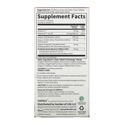 Garden of Life, Dr. Formulated Brain Health, внимание и концентрация для детей, вкус арбуза и ягод, 60 вкусных жевательных таблеток