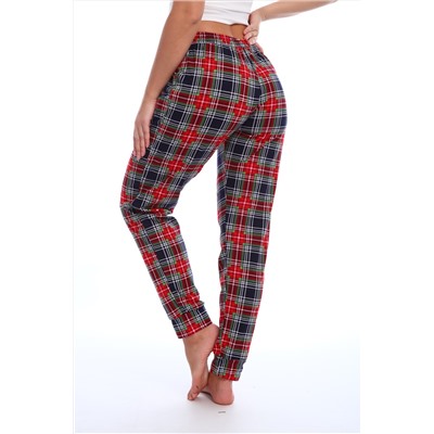 Брюки пижамные женские в клетку