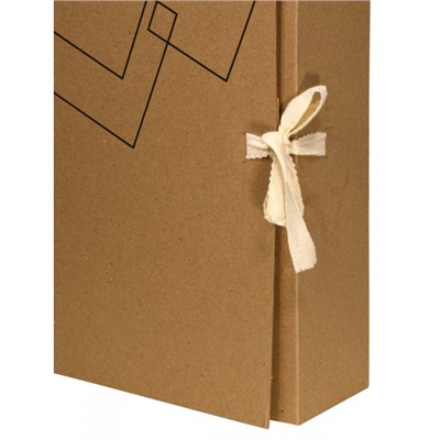 Короб архивный микрогофрокартон с завязками  75мм RB9175N inФОРМАТ