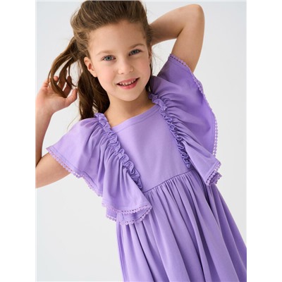 Платье трикотажное для девочек