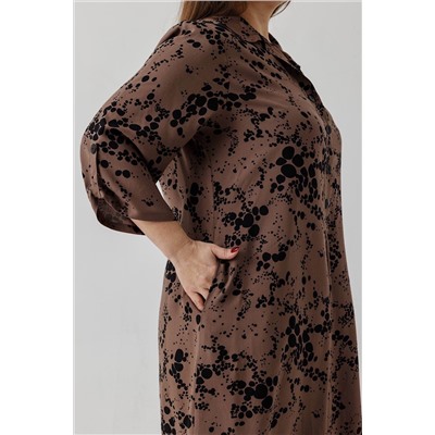 Платье  6145/10/Коричневый