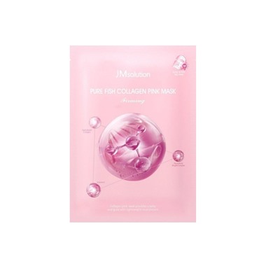 JMsolution Розовая Маска-салфетка с коллагеном JMsolution Firming Young Collagen Pink Mask