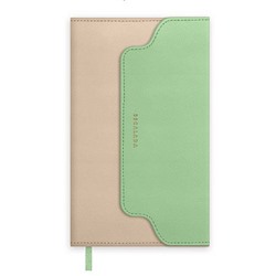 Ежедневник недатированный А6+ 240 стр. 70676 "ПЛЕЗИР БЕЖЕВЫЙ/МЯТНЫЙ" Феникс