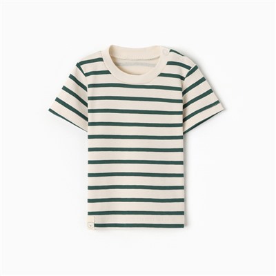 Футболка детская «Крошка Я» Oranges рост 62-68 см, молочная