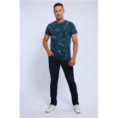 Футболка 015 (Бирюза)