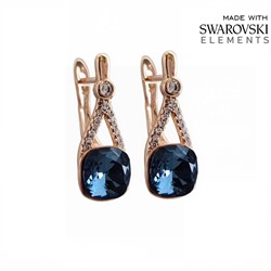 Серьги с кристаллами Swarovski