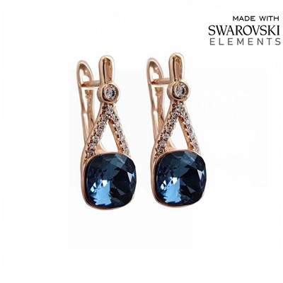 Серьги с кристаллами Swarovski