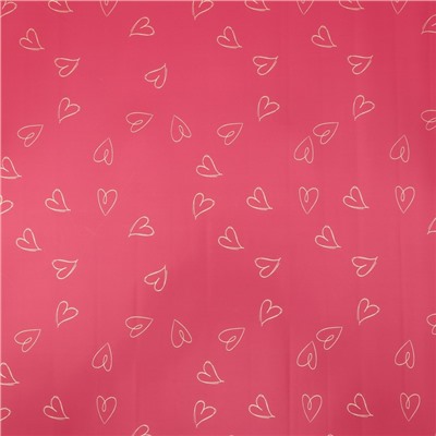 Пленка для цветов и букетов, 57±1 см ×10 м, красный, 65 мкм