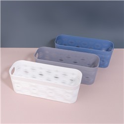 Органайзер для хранения «WAVE», с ручками, 1 секция, 26×9×9.5 см, МИКС
