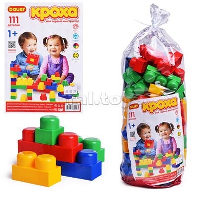 Конструктор "Кроха" 111 дет.