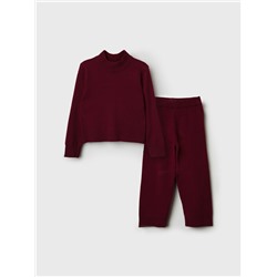 Комплект трикотажный для девочек: джемпер, брюки