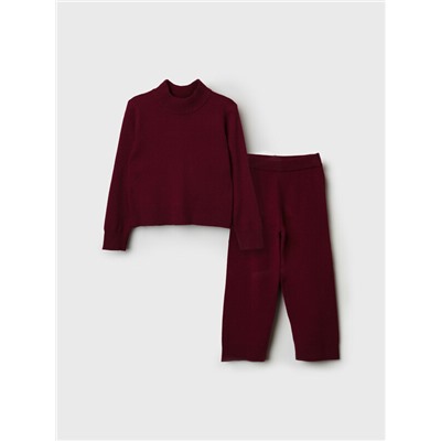 Комплект трикотажный для девочек: джемпер, брюки