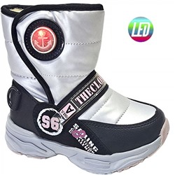 M1192-2S серебро Дутики для девочек (27-32)/8