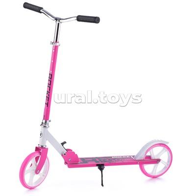 Самокат 2-х колесный ROCKET,колеса PU/ 200 мм,ABEC 7, розовый