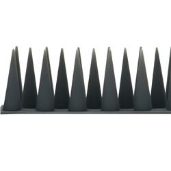 Отпугиватель для птиц, 33.5×4.5 см, шипы противоприсадные, 51 шт., 3 ряда, Greengo