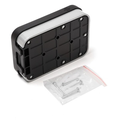 Сейф-ключница кодовая ТУНДРА, металлическая, с защитной крышкой, серый, черный