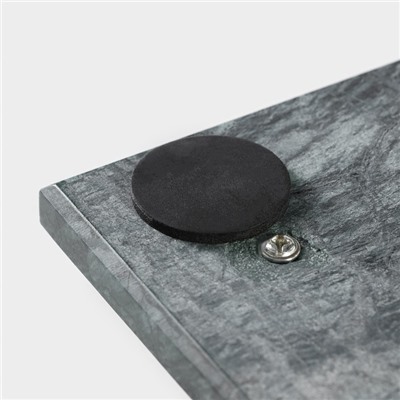 Поднос Magistro Marble, 37.5×17.5 см, мрамор, цвет изумрудный