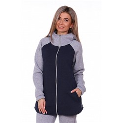 Куртка утепл. АНЖЕЛИКА (син.меланж,серый) распродажа