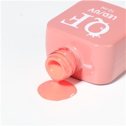 Гель лак для ногтей, однотонный, трехфазный, 10 мл, LED/UV, оранжевый (171)