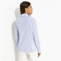 Рубашка с эффектом многослойности, Модная цель (белая)