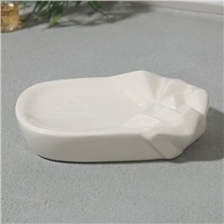 Мыльница «Белая», 12×8.5 см