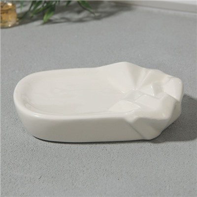 Мыльница «Белая», 12×8.5 см