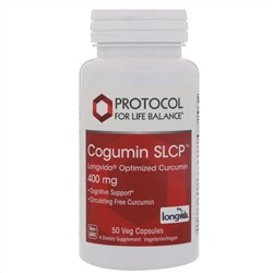 Protocol for Life Balance, Curcumin SLCP, 400 mg, 50 Veg Capsules