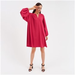 Платье с плясом мини женское MIST, размер 52-54, розовое