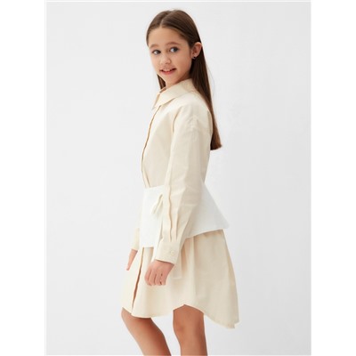 Юбка(баска) для девочки MINAKU: PartyDress, цвет белый, рост 158 см