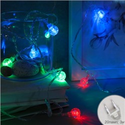 Гирлянда 4 м 20 LED / NEW17 /уп 100/разноцветный