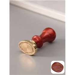 Печать для сургуча с пластиковой ручкой «Ажурная рамка. Овал», 6.3×3×2 см