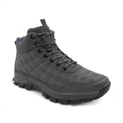 Ботинки мембранные на меху А651-4 серые