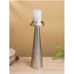 Подсвечник «Флэйм», 12×12×37 см, алюминий