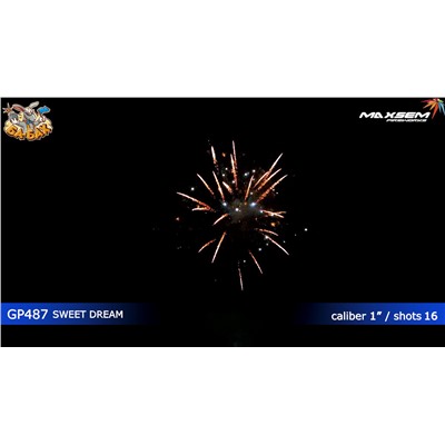Фейерверк M1042 Сладкий сон / Sweet dream (1" х 16)