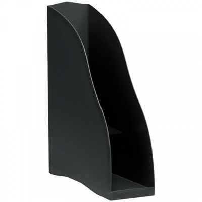 Лоток для бумаг вертикальный  85 мм ДЕЛЬТА черный ЛТВ-30445 Стамм