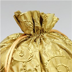 Мешочек подарочный парча «С Новым годом», 20×30 см ± 1.5 см