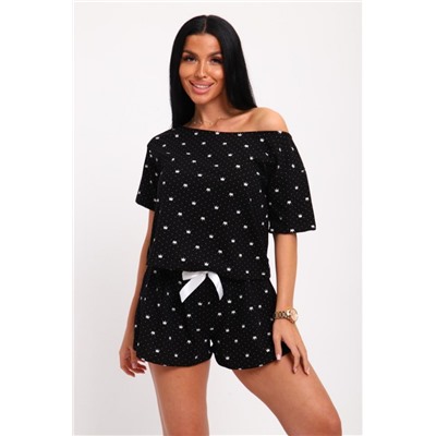 Пижама женская 297 (Черный)